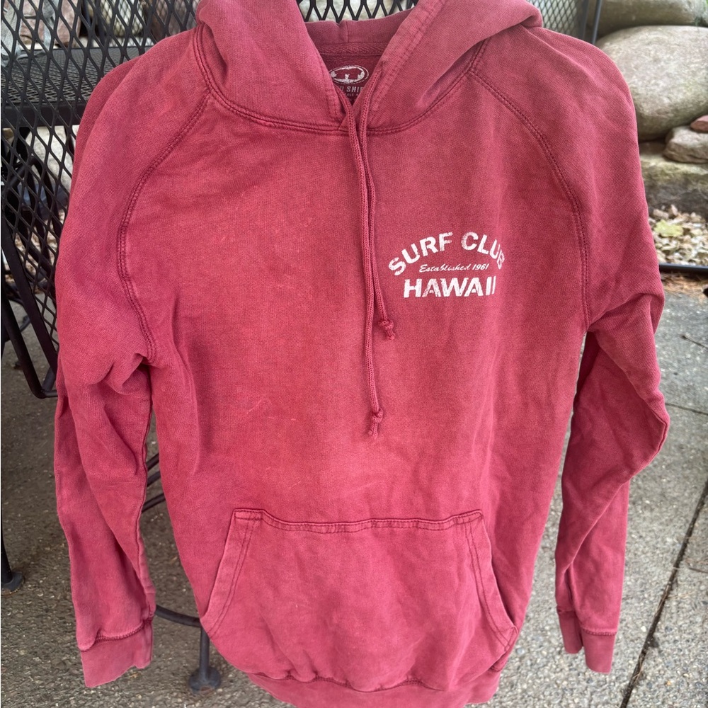 Red Surf Club Hawaii Hoodie